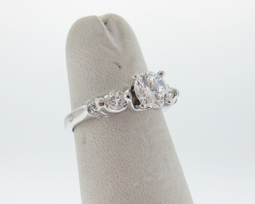 calla cut diamond ring